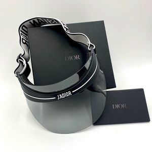 Brand-New Christian Dior Club1 Visor, Black